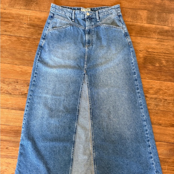 We The Free Come As You Are Denim Maxi Skirt - Picture 5 of 15